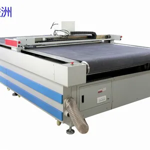 服装行业裁剪机圆刀切割机自动排版 高清投影定位