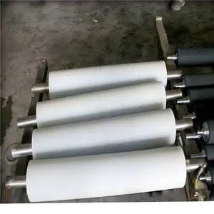 铜基板复合胶轮包胶 筒铝覆合胶轴轮 线路板过漆轮滚胶 耐腐蚀