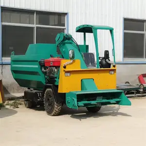 9QF-3型清粪车 32马力柴油四轮铲粪机 自走式牛场清圈机