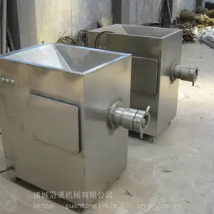 诸城冠通新款100型绞肉机 带骨绞肉机