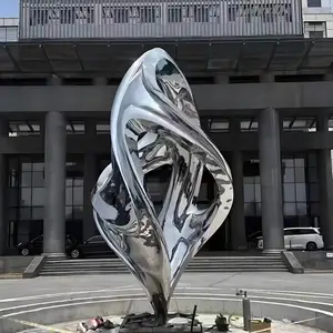 不锈钢镜面、拉丝、油漆彩绘发光雕塑定制厂家,金属浮雕加工厂