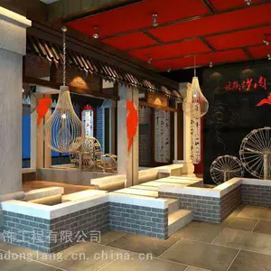 西安餐饮场所装修施工,餐厅店面装修,东朗商铺店铺装修公司