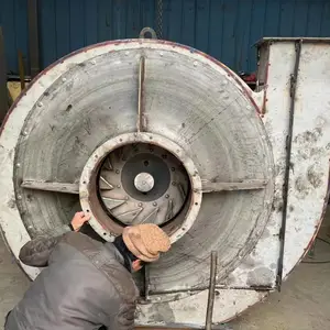 9-26-NO14D/75KW 高压离心通风机 鼓引风机 焦化厂叶轮现场动平衡