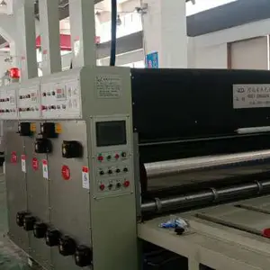 水墨印刷圆压圆模切机 柔印机 水墨印刷机 带免版模切 纸箱机械