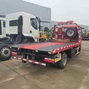 解放虎v 楚胜清障车 平板救援专用 清障车道路救援车 潍柴110马力