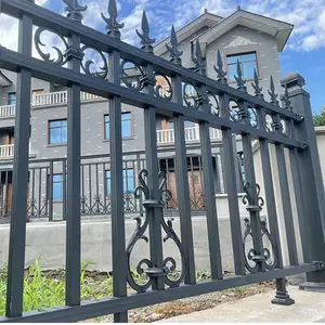 铝艺护栏别墅庭院防护拦小区围墙铝合金护栏小区围墙护栏支持定制