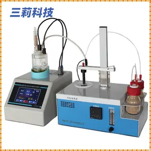 库仑法卡尔费休水分测定仪 SLSF410-KHF不溶性固体卡氏水分测定仪
