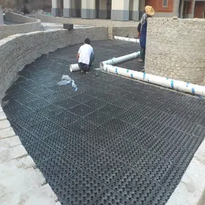 地下室卷材防水板车库顶排水板屋顶绿化蓄水滤水板排水板