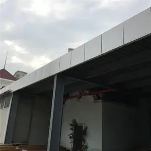 售楼处门头披水板 小区外檐铝单板