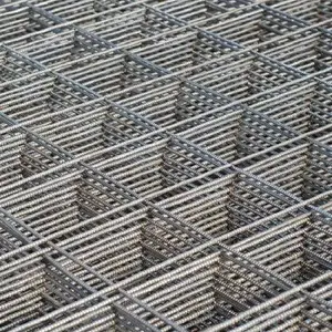 供应桥梁路面用筋网片 低碳钢丝焊接钢筋网HPB300 Q195 CRB550 冷拔光圆钢筋网片