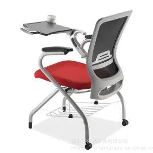 供应众晟家具U-9946高档折叠多功能布艺会议学习椅子