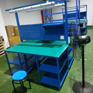 电子电器生产线工作台 操作台 欧亚德车间组装桌