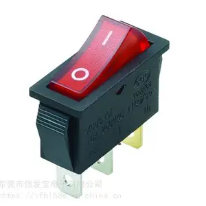 KCD3-A1高品质船型开关,32*14带灯船形/翘板开关专业生产厂家