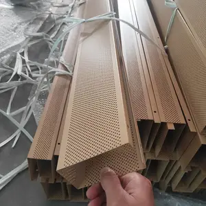 冲孔铝方通 50X90铝方通 棕色铝方通吊顶