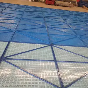 建筑安全爬架网 米字型爬架网现货批发 定做脚手架防护爬架网