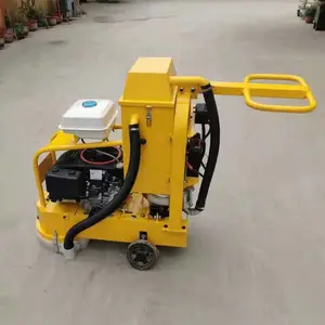 手推式吸尘式除线机 环保型热熔打磨机 带吸尘器路面标线清除机