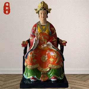 1.6米九 龙 圣母神像制作九 龙菩萨九 龙奶奶九天圣母树脂佛像定制