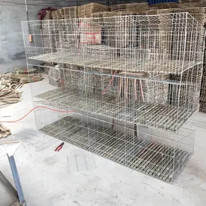 供应子母兔笼镀锌母兔笼有配件厂家