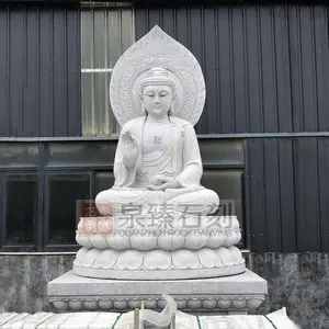 厂家批发 坐像阿弥陀佛石雕 大理石阿弥陀佛雕像