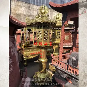 供应道观道院铸铁油灯 寺庙寺院生铁油灯报价