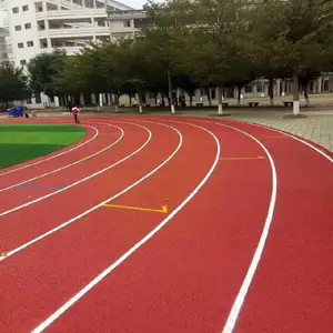 来宾硅PU篮球场塑胶跑道施工_来宾学校球场跑道材料包工包料工程_新建足球场人造草坪铺设_能冠体育