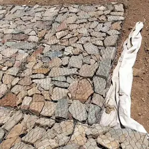 防沙固土生态铅丝格宾笼 热镀锌石笼网 抗温抗腐