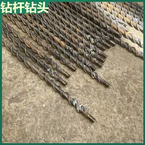 一体缠绕成型通水钎子杆 高抗拉螺旋叶片 巷道钻探湿式钎杆