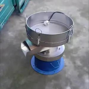 高效率豆渣锅巴过滤器 全自动圆形高频率熟浆振动筛