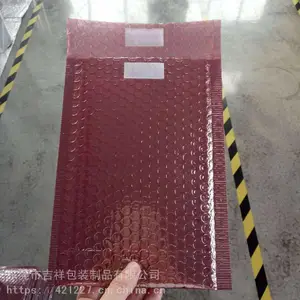 屏蔽膜复合红色气泡袋,贴魔术贴屏蔽膜汽泡袋,屏蔽膜防静电汽泡袋