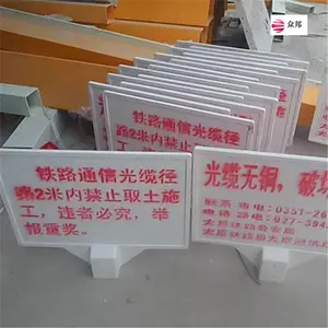 内蒙古标志牌杆件告示牌彩色高空坠物警示牌