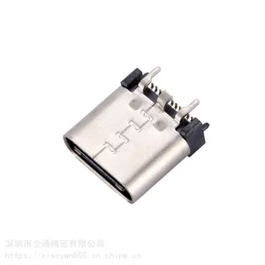USB������TYPE-Cĸ��24Pinֱ��ʽ180����ʽ��Ƭ�ĽŲ��10.0