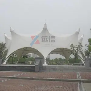 广场景观张拉膜 膜结构工厂 景观膜结构工程