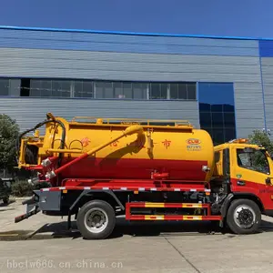 12方福瑞卡一体罐清洗吸污车，东风福瑞卡两用清洗车