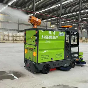 清洁能源厂区道路灰尘渣土清扫车 三朋金刚清洁王扫地机
