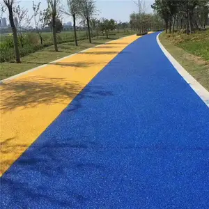 六盘水市 透水混凝土厂家 彩色压模地坪 透水砼材料厂家