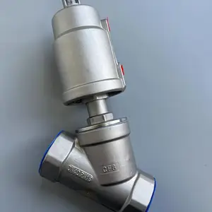 气动角座阀,内螺纹气动角座阀,角座阀厂家,法兰气动角座阀