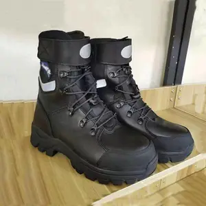 防砸防穿刺消防灭火鞋19式森林消防靴扑火救援钢包头皮靴防火靴
