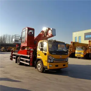 小型高空作业车 福康机械直臂升降车 江铃广告安装车