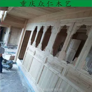 石柱木制别墅 防腐木轻型别墅设计 彭水防腐木别墅 木制民宿小房子施工 众仁 木艺