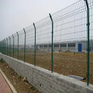 园林绿化工程护栏网 圈山绿色双边丝围网 道路封闭防护网
