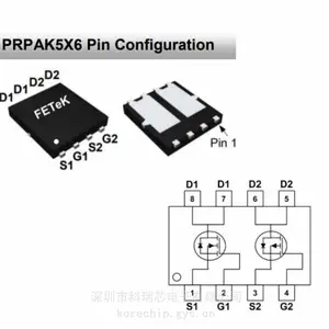 Fet东沅 FKBA0256 双N通道MOS管 科瑞芯电子供应