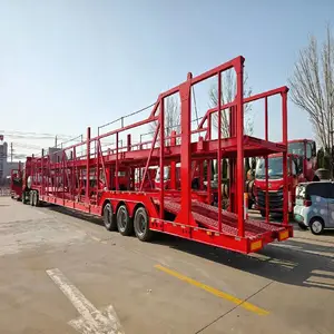 吉尔吉斯斯坦托运专用车 出口定制 车辆运输半挂车 10为托运挂车