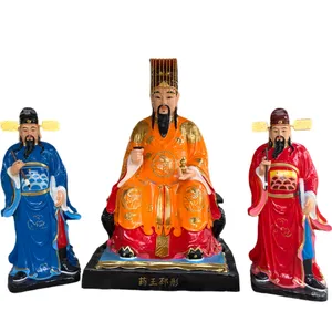 药王雕塑1.6米药王邳彤神像古代名医树脂玻璃钢彩绘佛像批发