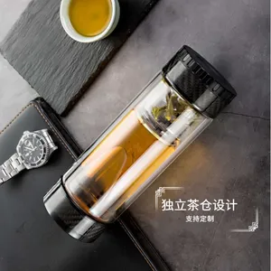 茶水分离杯 玻璃杯 功夫茶具厂家直销 量大从优
