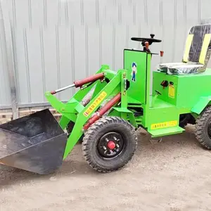 新能源小铲车 小型电动装载机 农用电瓶四驱铲土机