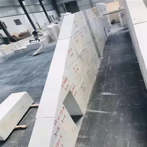 供应 玻璃窑炉流液洞砖 玻璃窑炉流液洞AZS锆刚玉砖