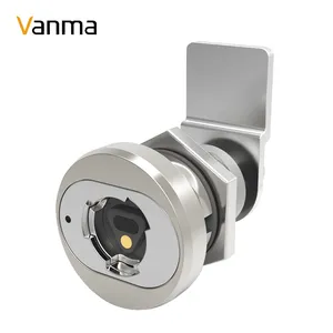 Vanma电子无源圆锁电力箱锁物联网锁直角回转锁开关锁记录不锈钢巡检锁WM-2000CT-C01
