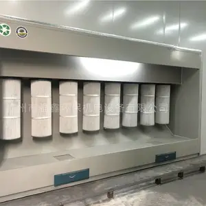 全自动静电喷粉房固化房粉末回收房喷涂塑粉回收机环保喷塑设备