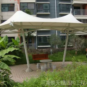 景观膜结构遮阳棚、遮雨棚PVC膜材-景天膜结构定制