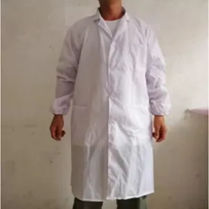 白大褂实验服加厚男医生长袖短袖学生白大衣女食品厂涤良大褂工服